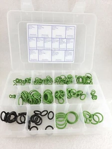 Automotive Air Conditioning Oring Kit & Compressor Seals 156 pieces - Foto 1 di 5