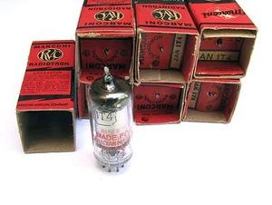 2 pcs IT4 Marconi Radiotron RCA Tube - Picture 1 of 1