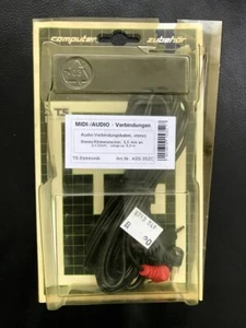 MIDI- / AUDIO - Verbindungen / Audio Verbindungs Kabel Stereo 5 m Lang - Bild 1 von 4