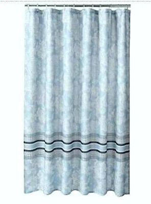 TELA - Sonoma Life & Style - Bridgeport Paisley Azul y Crema CORTINA DE DUCHA Foto 1 de 4