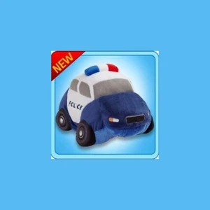 Police Car Cruiser Pillow Pet Plush Stuffed Toy 13"x5.5" Boy NWT - Picture 1 of 1
