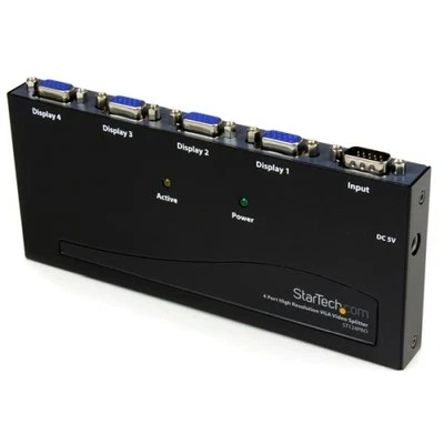 StarTech ST124PRO 4 Port High Resolution VGA Video Splitter - 350 MHz - Image 1 of 4