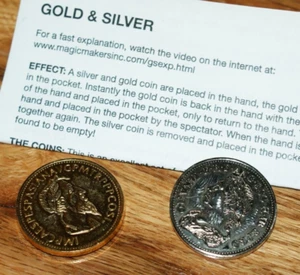 GOLD & SILVER (Magic Makers, 2005) -- like hopping half CLEAN-UP SALE TMGS - Picture 1 of 3