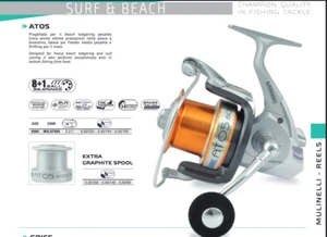 Mulinello Colmic Atos 6000 pesca beach ledgering, bolentino, drifting, siluro - Picture 1 of 1