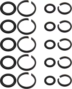 10 Sets 1/2 Zoll 3/8 Zoll Schlagschrauber Sicherungsringe mit O-Ring, kompatibel - Bild 1 von 12