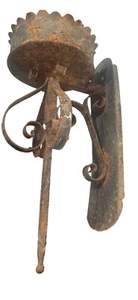 Vintage Castle Wall Sconce Light  Parts Repair Gothic Spanish Revival Goth - Picture 1 of 9