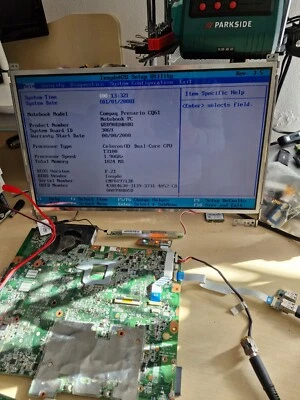 Laptop 15,6" CCFL Screen B156XW01 V.0 with inverter for Compaq Presario CQ61 - Image 1 of 4