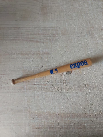 Vintage Montreal Expos Miniature Wooden Baseball Bat Used Cover