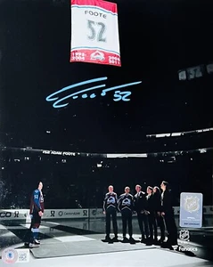 ADAM FOOTE COLORADO AVALANCHE AUTOGRAPH SIGNED RETIREMENT 8X10 PHOTO BECKETT COA - Picture 1 of 1