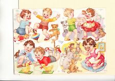 UNIKAT !  PZB 1289 - meisterliche Handmalerei - Kinder Spiel AFFE Teddy Puppe