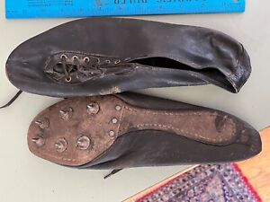 Antique 1930s Wilson ? Leather baseball track cleats size 8.5