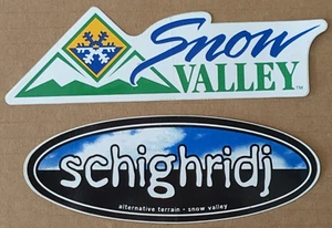 Snow Valley 2 Vintage Stickers Schighridj Mountain Bike Terrain Snow Valley 2000 - Picture 1 of 8