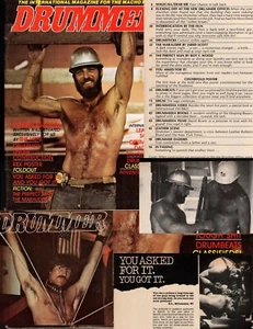DRUMMER 68 CONSTRUCTION HAIRY DADDIES PERFECT MAN NUDES HONCHO PLAYGIRL MEN CEN - Picture 1 of 1