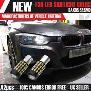 X2 BAX9S H6W 54 SMD BMW F30 VW Sidelights error free canbus Bulbs Error Free - Picture 1 of 6