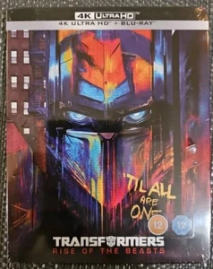 Transformers: Rise of the Beasts 4K + Blu-ray Steelbook Limited Ed New Sealed - Picture 1 of 2