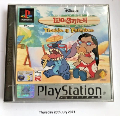 PS1 Disney's Lilo & Stitch Trouble in Paradise , UK Pal, Sony Factory Sealed - Image 1 of 2