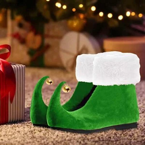Elf Shoes Adorable Christmas Elf Shoes for Costume Parties Cosplay - Picture 1 of 43
