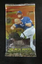 1997 Fleer Metal Universe Baseball Unopened Pack 6 Cards