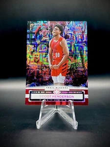 ❤️2023-24 Photogenic #179 Scoot Henderson Maze Prizm 01/25 Rookie RC Bookend! - Picture 1 of 4