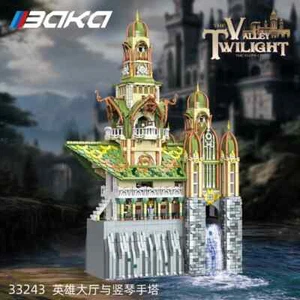 Rivendell Lord of the Rings Baka 7140 Piece Building Bricks Brotherhood Harpist - Picture 1 of 7