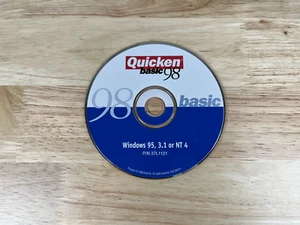 Quicken 98 Basic for Windows 95/98 , NT 4 Or Win 3.1 CD CD-Rom - Picture 1 of 2