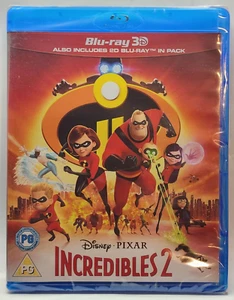 Incredibles 2 (3D Blu-ray + Blu-ray, 2018, Import) Craig T. Nelson, Holly Hunter - Picture 1 of 2