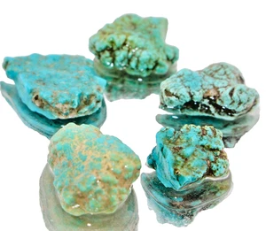 Lot Turquoise Loose Gemstones Raw Rough Stone Crystal Natural Rock Gem Healing - Picture 1 of 5