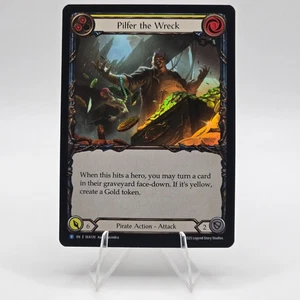 Pilfer the Wreck (Amarillo) - Alta Mar SEA139 Raro Casi Nuevo Lámina Carne y Sangre Único - Imagen 1 de 3