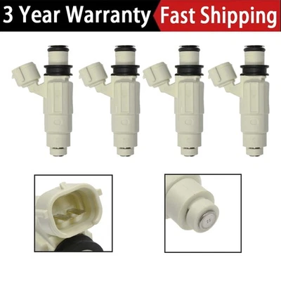 4 топливных форсунки MR507252 для 2001-2005 Chrysler Sebring Dodge Stratus 2,4 л - Изображение 1 из 4