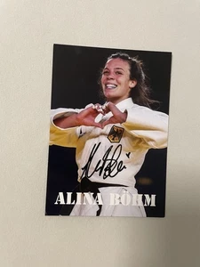 Alina Böhm Handsignierte Autogrammkarte Judo - Bild 1 von 2
