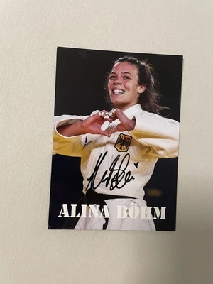 Alina Böhm Handsignierte Autogrammkarte Judo - Bild 1 von 2