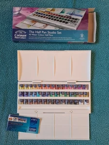 Winsor & Newton, Cotman Water Colours, The Half Pan Studio Set, 45 halbe Pfannen - Bild 1 von 3