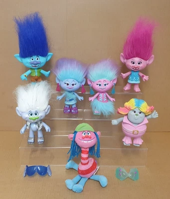 DreamWorks Trolls Figures & Cooper Plush - Bridget, Satin, Chenille & More - Image 1 of 4
