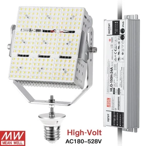 480V 150W LED Retrofit Light 5000K E39 Mogul Base Parking Lot Shoebox Pole Light - Picture 1 of 9