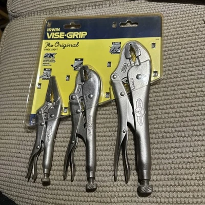 Irwin Vise-Grip 3 Pc. The Original Locking Pliers Set VSG-323S - Image 1 of 4