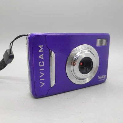Vivitar Digital Camera Vivicam 9126 9.0MP Purple Tested - Image 1 of 4