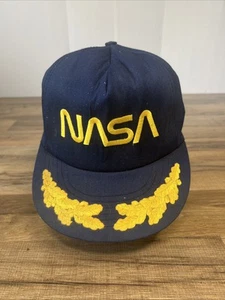 Gorra con logotipo bordado de la NASA (NO ES UN PARCHE) alas vuelo del navegador Snapback - Imagen 1 de 7