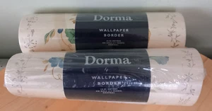 Rollos de borde de papel tapiz Dorma V&A x 2 Ginebra GU40MU lote no. A1 - Imagen 1 de 7