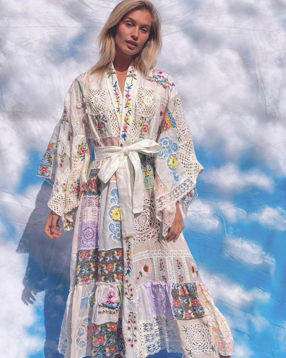 Vestidos Playeros Vestido Midi De Tirantes Con Estampado Tie Dye A