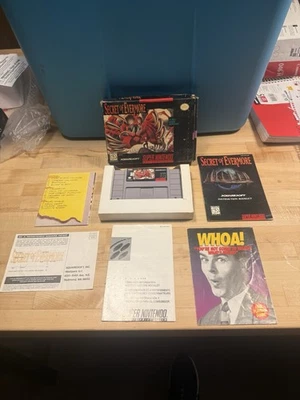 Secret of Evermore (Super Nintendo 1995) SNES CIB RARE - Image 1 of 4