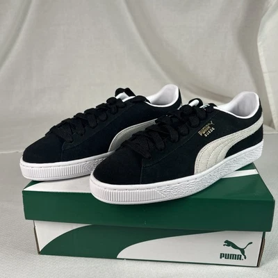 Nuevo con caja Puma Junior Gamuza Clásica XXI Negro Blanco 380560 Talla 7C 7Y 8.5W  Foto 1 de 4