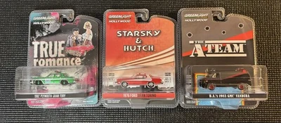 Greenlight Hollywood Lote de 3, Starsky & Hutch, The A Team, True Romance Chase Foto 1 de 4