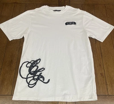 Camisa Coogi Para Hombre XL Blanca Bordada Vintage Y2K Camiseta Suelta Años 90’s Leer Foto 1 de 4