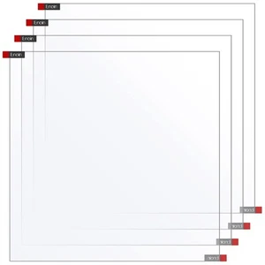 Enoin 4pcs 3 x 3 Inch Clear 3x3", 1/12 inch Thick, Thick - Picture 1 of 8