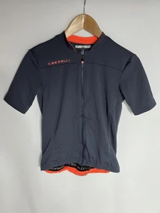 Jersey de ciclismo Castelli Anima 3 cremallera completa | Damas | Gris/Naranja | Mediano | - Imagen 1 de 11