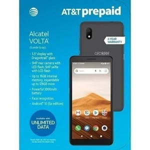 ATT Alcatel Prepaid Volta 16GB Suede Gray Prepaid Smartphone - Picture 1 of 12