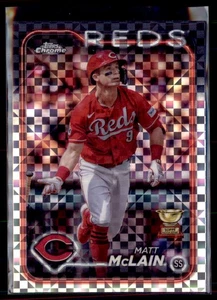 2024 Topps Chrome X-Fractor Matt McLain Cincinnati Reds #48 - Imagen 1 de 2