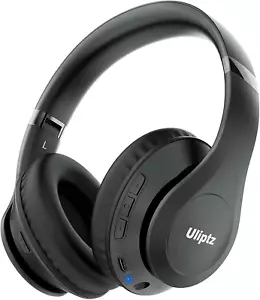 Uliptz Wireless Bluetooth Headphones, 65H Playtime, 6 EQ Sound Modes, Hifi Stere - Picture 1 of 12