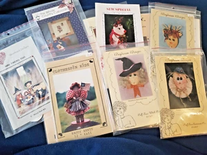 Lot (11) New JULY 4TH, HALLOWEEN, CHRISTMAS Sewing & Painting Craft Patterns Kit - Picture 1 of 4
