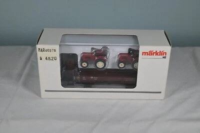 Marklin 46978 - Low Side Car with Tractor Load - Image 1 of 4